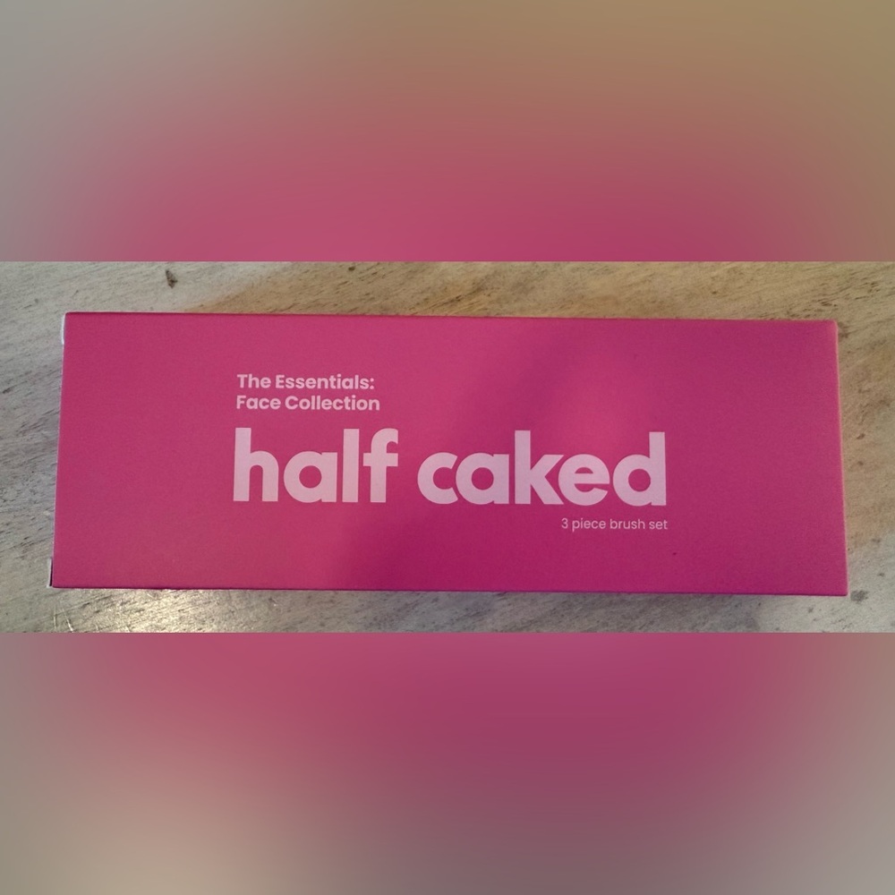 Half Caked The Essentials: Face Collection 3 piece Brush Set